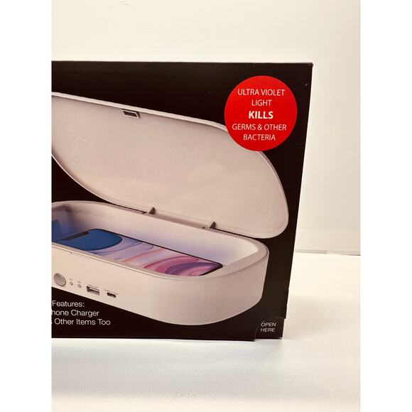 NuvoMed Portable UV Sterilizer for Mobile Phones 2X Dual Port Charger - Picture 2 of 7